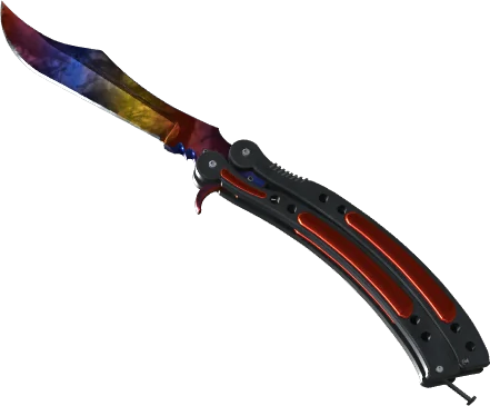 Нож Butterfly Knife Marble Fade